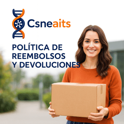 Política de reembolsos y devoluciones de CSNEAITS Chile - Productos tecnológicos y libros